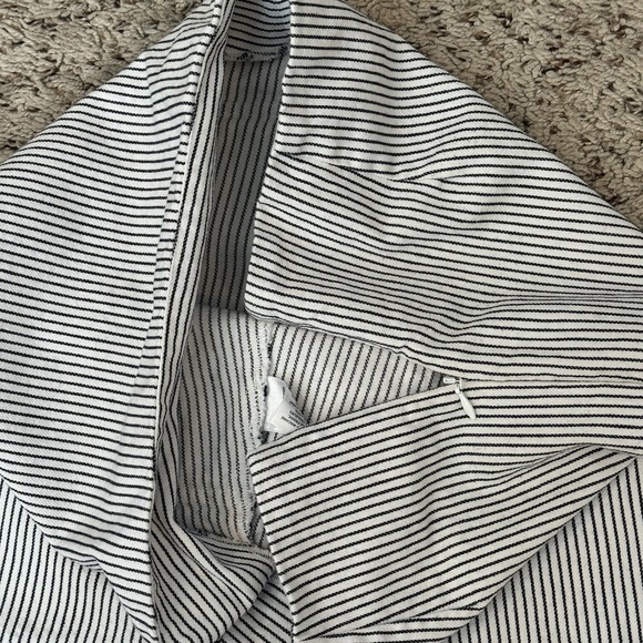 Nordstrom BP Striped Mini Skirt with Front Slit Woman's Small - Picture 4 of 13